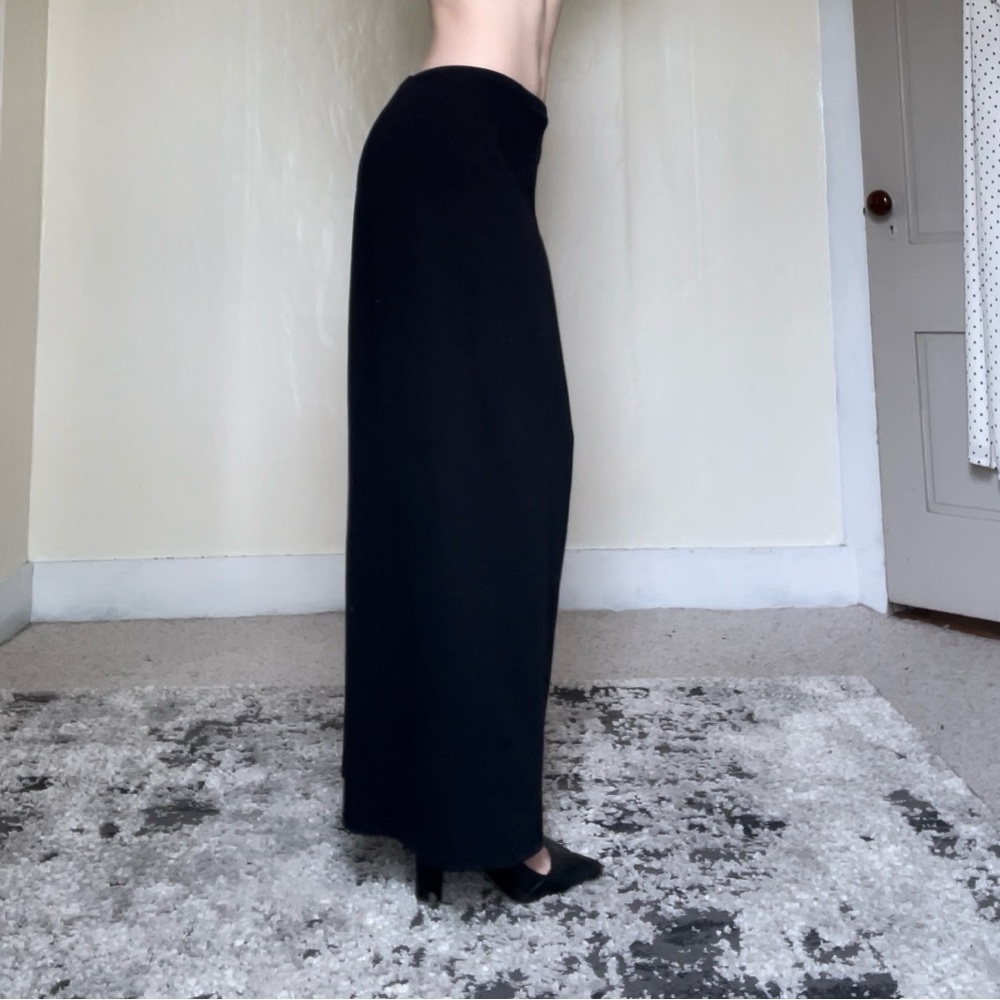 Patagonia Black Maxi A-Line Skirt Comfortable Casual Stretchy Cotton Cute Trend - Picture 15 of 16